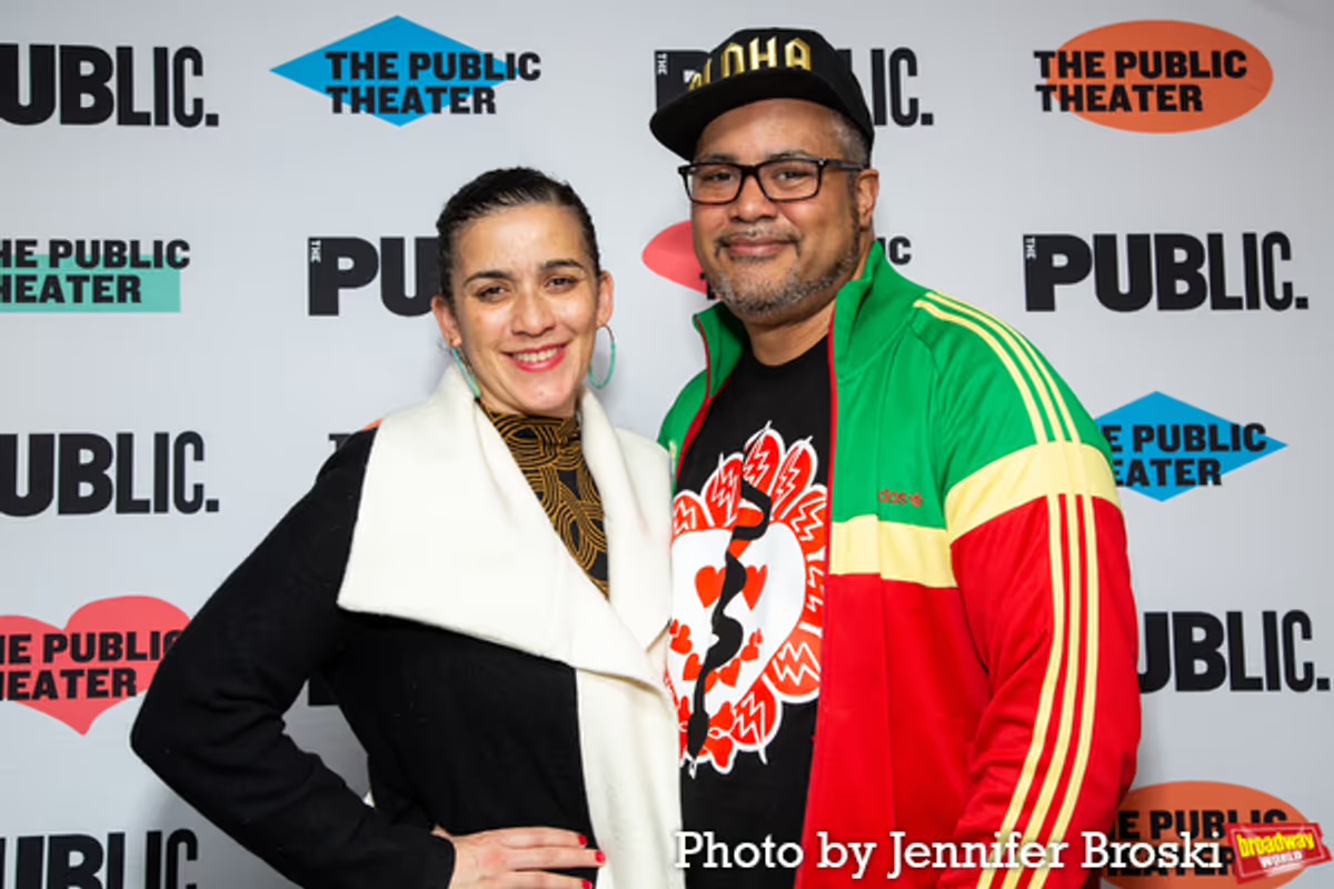 Patricia McGregor and Freedome Bradley-Ballentine at the opening night of The Harder They Come at The Public Theater, March 16, 2023